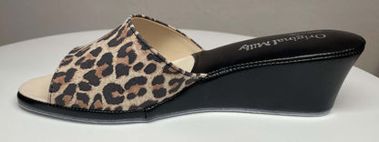 Original Milly 103 Camoscio Leopardo (Pelle) Ciabatta da camera donna