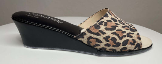 Original Milly 103 Camoscio Leopardo (Pelle) Ciabatta da camera donna