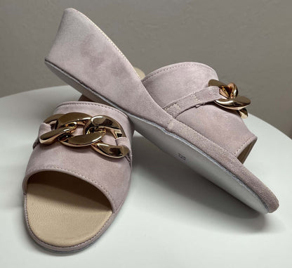 Original Milly 105 Camoscio Peonia (PelleTop) Ciabatta da camera donna
