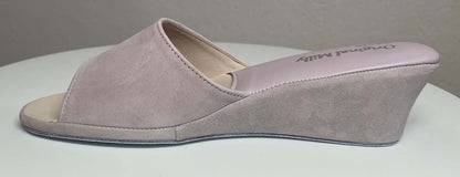 Original Milly 0103 Camoscio Peonia (PelleTop) Ciabatta da camera Donna