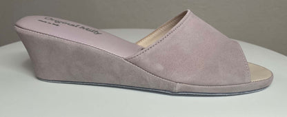 Original Milly 0103 Camoscio Peonia (PelleTop) Ciabatta da camera Donna