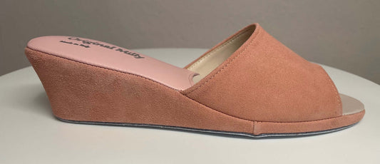 Original Milly 0103 Camoscio Pesca (PelleTop) Ciabatta da camera Donna