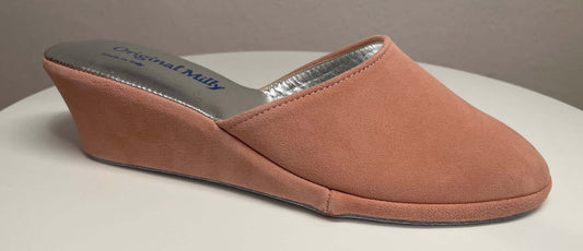 Original Milly 9001 Camoscio Pesca (PelleTop) Ciabatta da camera donna