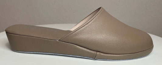 Original Milly 202 Nappa Taupe (PelleTop) Ciabatta da camera Donna
