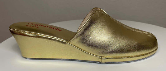 Original Milly 1000 Nappa Oro (PelleTop) Ciabatta da camera donna