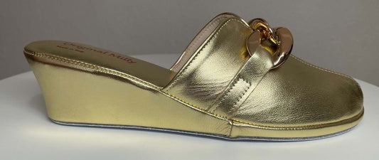 Original Milly 1001 Nappa Oro (PelleTop) Ciabatta da camera Donna