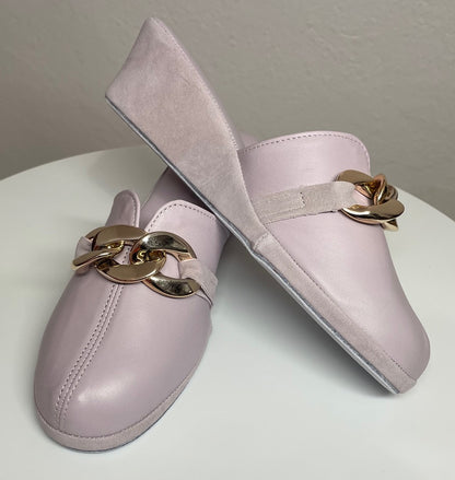 Original Milly 1001 Nappa Peonia (PelleTop) Ciabatta da camera Donna