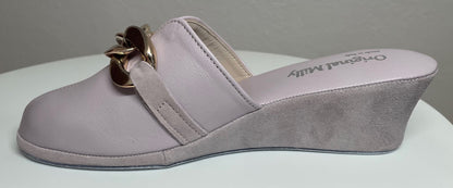 Original Milly 1001 Nappa Peonia (PelleTop) Ciabatta da camera Donna