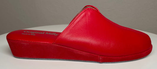 Original Milly 1200 Nappa Rosso (PelleTop) Ciabatta da camera Donna