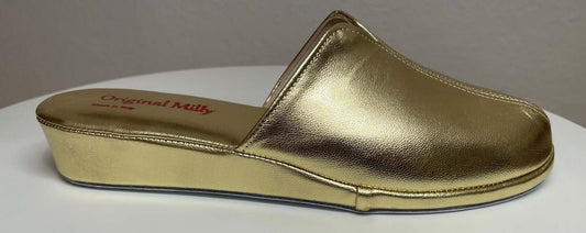 Original Milly 1200 Nappa Oro (PelleTop) Ciabatta da camera Donna