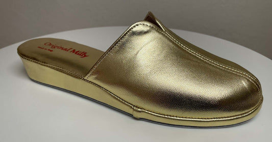 Original Milly 1200 Nappa Oro (PelleTop) Ciabatta da camera Donna