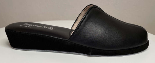 Original Milly 1200 Nappa Nero (PelleTop) Ciabatta da camera Donna