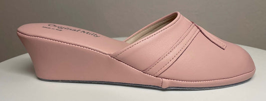 Original Milly 0002 Nappa Pesca (PelleTop) Ciabatta da camera Donna