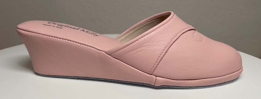 Original Milly 0003 Nappa Pesca (PelleTop) Ciabatta da camera Donna