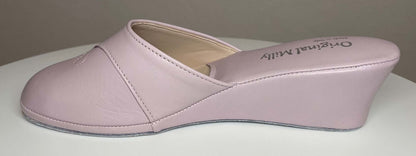 Original Milly 0003 Nappa Peonia (PelleTop) Ciabatta da camera Donna