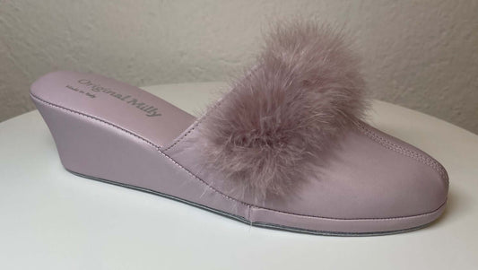 Original Milly 0300 Nappa Peonia (PelleTop) Ciabatta da camera Donna